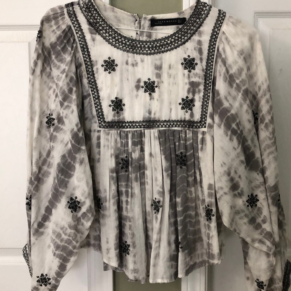 Zara flowy top